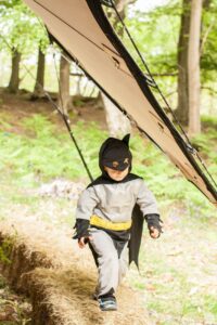 kid dressed as Batman